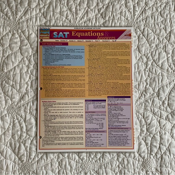 The Official SAT Study Guide [+ BONUS SAT Prep Study Pamphlet] Bundle - Picture 7 of 8